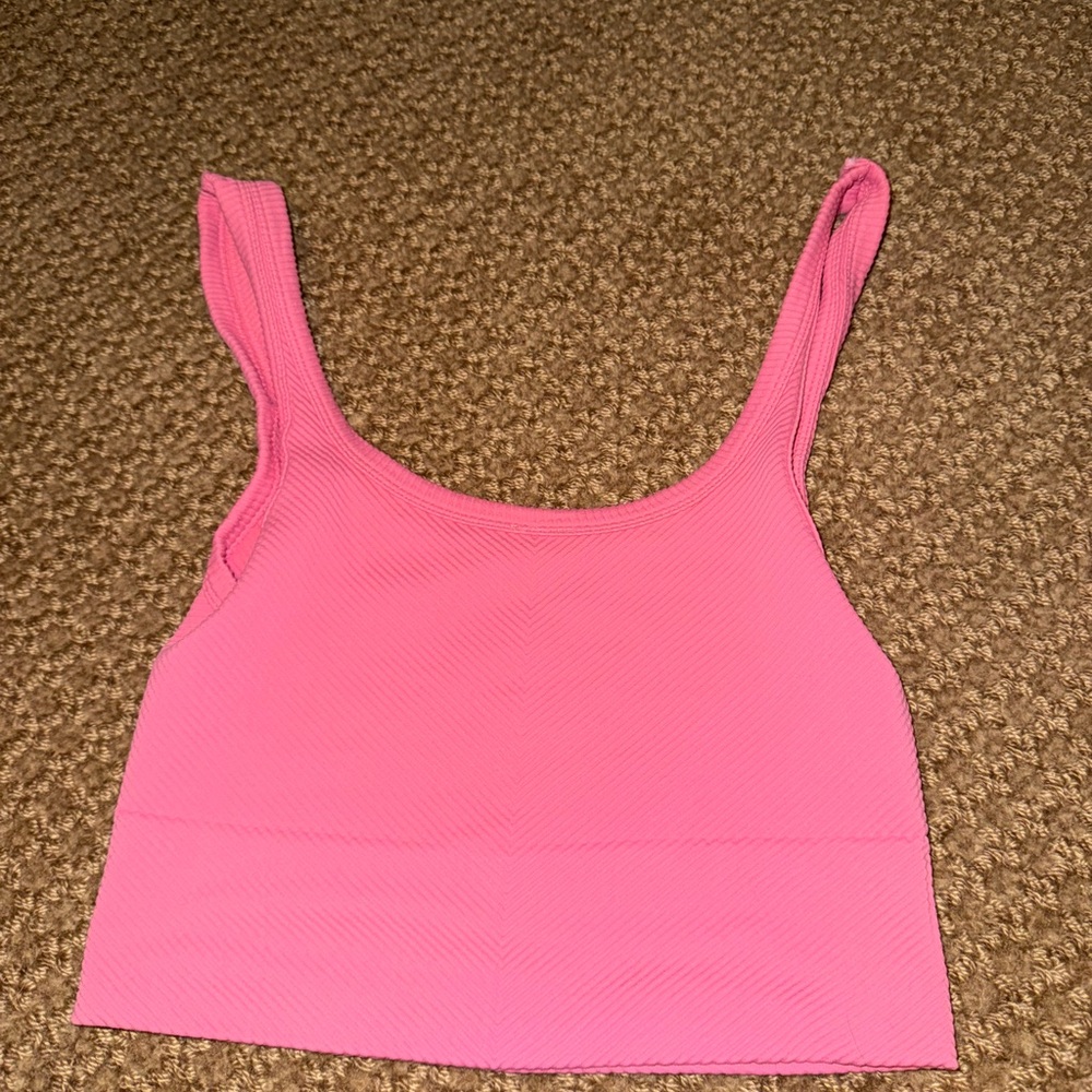 Dennys Pink Crop Top